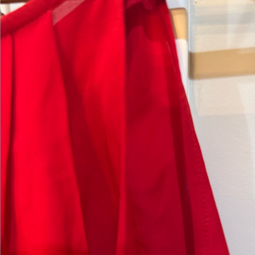 Joie Red Silk Top Size XS - Picture 3 of 5